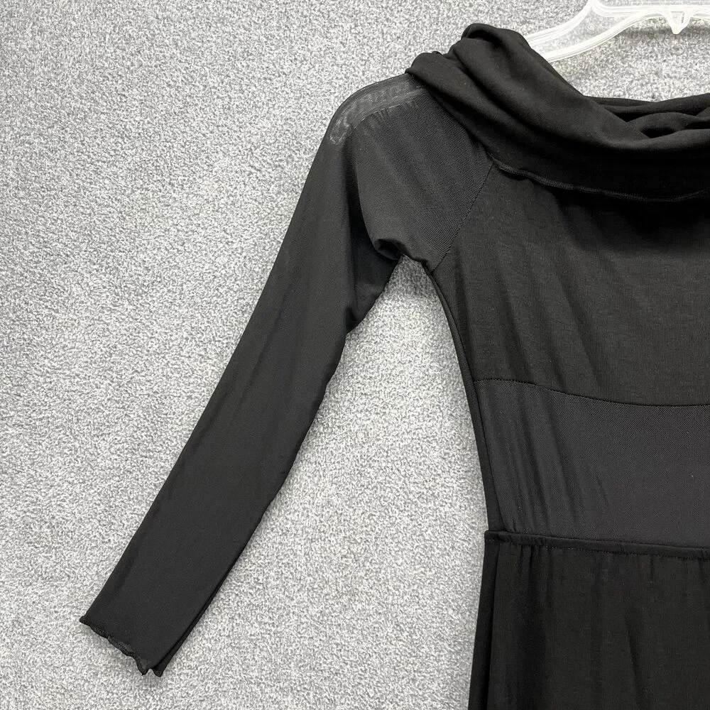 REVOLVE & MINIMALIST lovers COMMENSE overfold off shoulder mesh long dress‎ XS